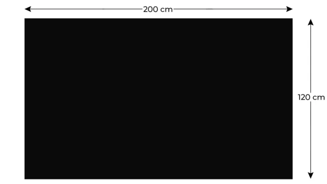 Bezrámová magnetická křídová tabule magnetický panel SLIMboard 200x120 cm