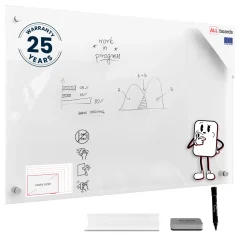 Skleněná nemagnetická tabule TRANSPARENTNÍ 90x60 cm