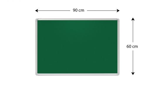 Allboards textilní nástěnka 90x60 cm (zelená)