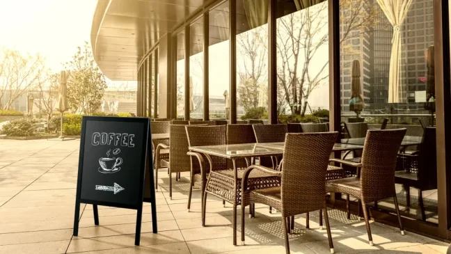 Reklamní áčko s křídovou tabulí 100x50 cm- černé