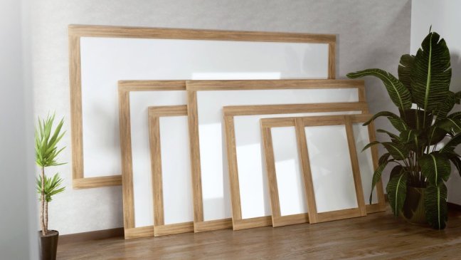 Magnetická tabule PREMIUM 240x120 cm v rámu v barvě dubu