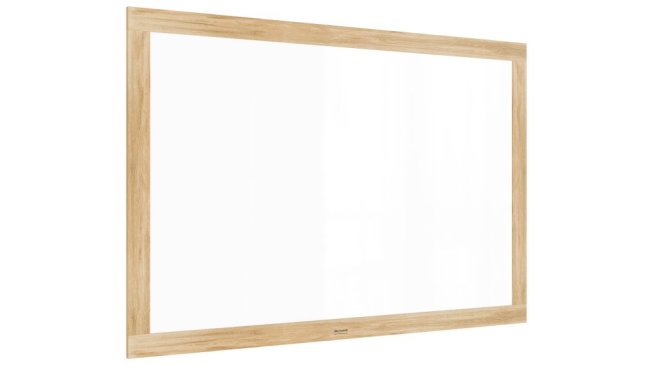Magnetická tabuľa PREMIUM 180x120 cm v ráme vo farbe duba