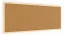Korková tabuľa 100x40 cm drevený rám NATURAL