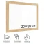 Magnetická tabule PREMIUM 120x90 cm v rámu v barvě dubu