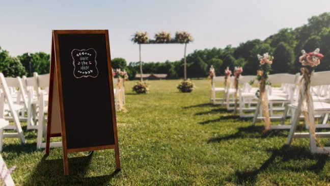 Allboards reklamné áčko ako kriedová tabuľa 150x61 cm