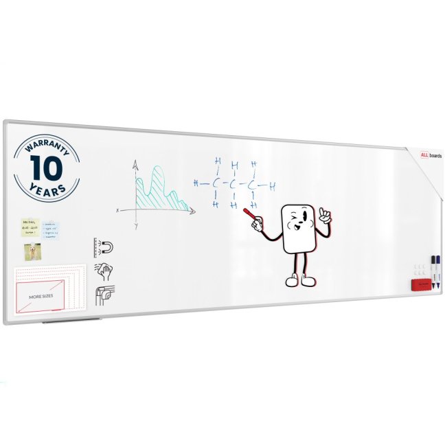 Magnetická tabuľa 300x100 ALLboards PREMIUM