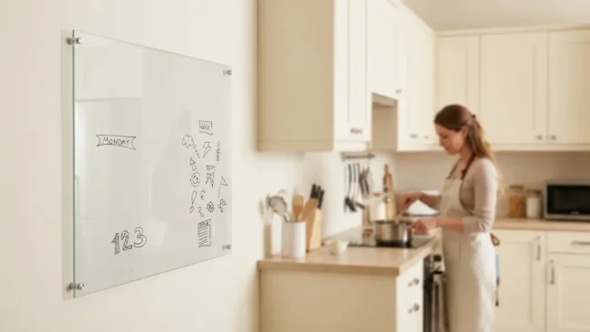 Skleněná nemagnetická tabule TRANSPARENTNÍ 150×100 cm