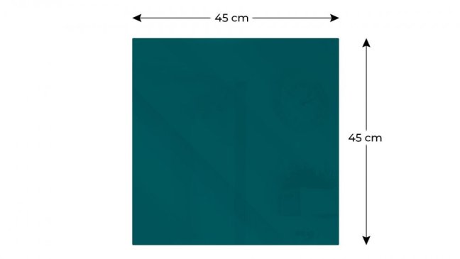 Magnetická skleněná tabule Teal Appeal 90x60 cm