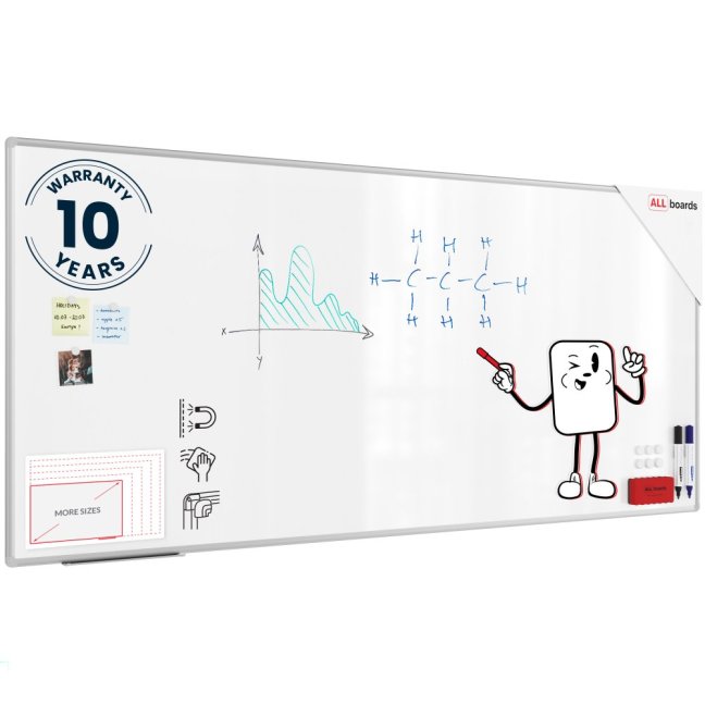 Magnetická tabule 220x100 ALLboards PREMIUM