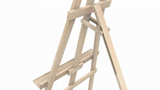 Dřevěný bukový stojan 145 cm - malířský
