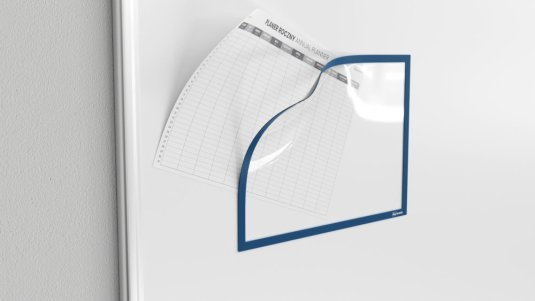 Magnetická kapsa na papier A3 - modrá