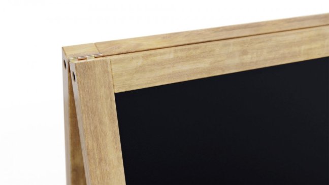 Allboards reklamné áčko s kriedovou tabuľou 118x61 cm - prírodný rám
