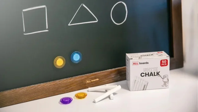 Křída na tabule – sada 50 kusů, bílá