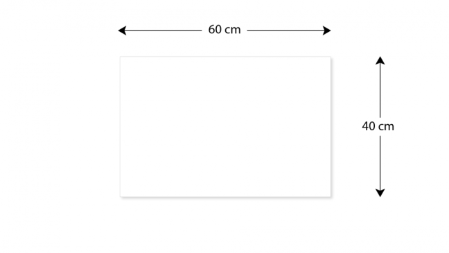 Magnetická tabuľa 60x40 ALLboards METAL