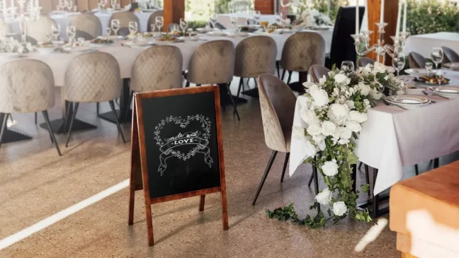 Reklamní áčko s křídovou tabulí 100x50 cm