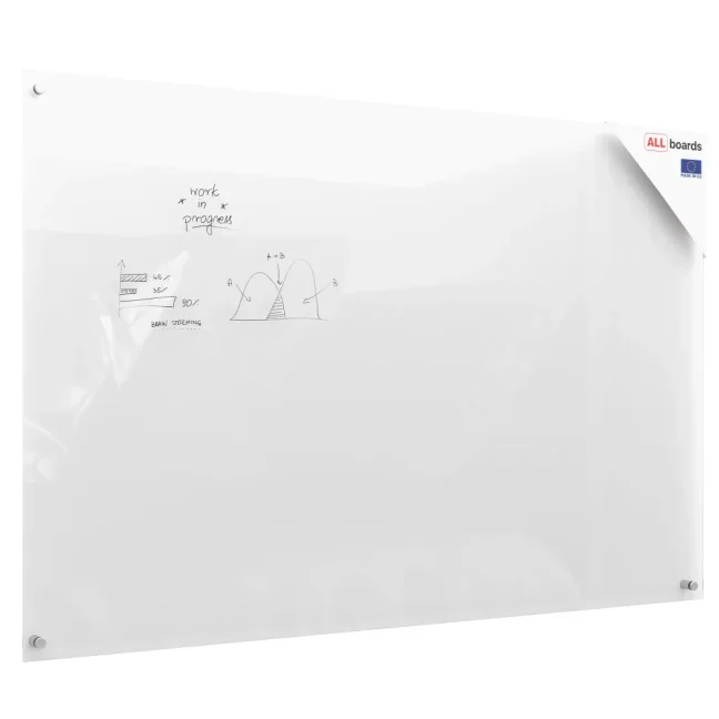 Skleněná nemagnetická tabule TRANSPARENTNÍ 150×100 cm