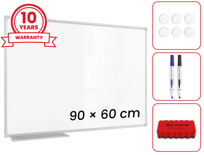 Magnetická tabuľa 90x60 ALLboards CLASSIC