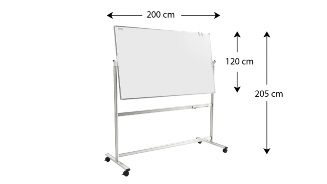 Mobilní tabule 200x120 ALLboards CERAMIC