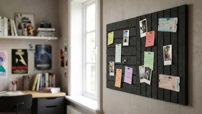 Filcové panely na stenu 80x40 cm tmavosivé