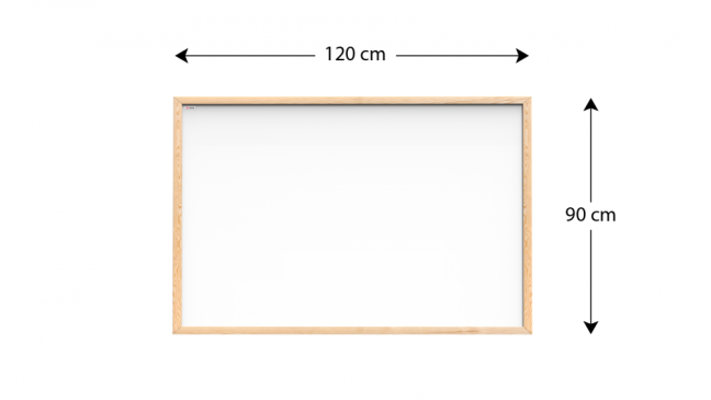 Magnetická tabuľa 120x90 ALLboards NATURAL