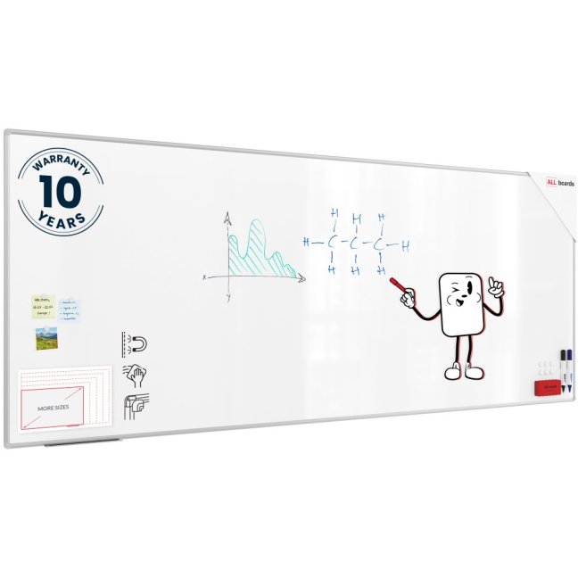 Magnetická tabuľa 300x120 ALLboards PREMIUM