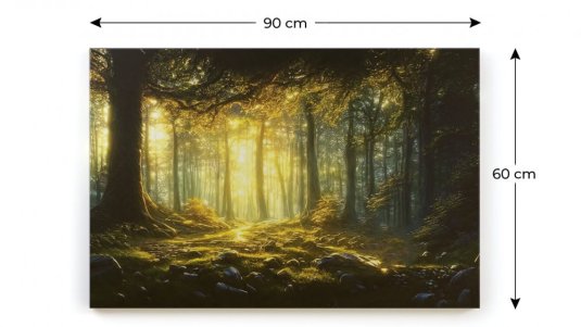 Obraz  Rozprávkový les 90x60 ALLboards CANVAS