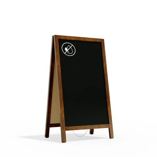 Reklamní v áčko s křídovou tabulí 78x44 cm