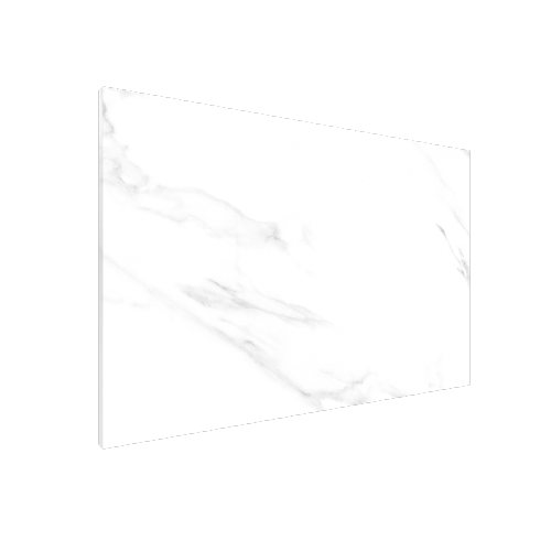 Allboards magnetická bezrámová kovová tabuľa s potlačou 60x40cm –bielý mramor