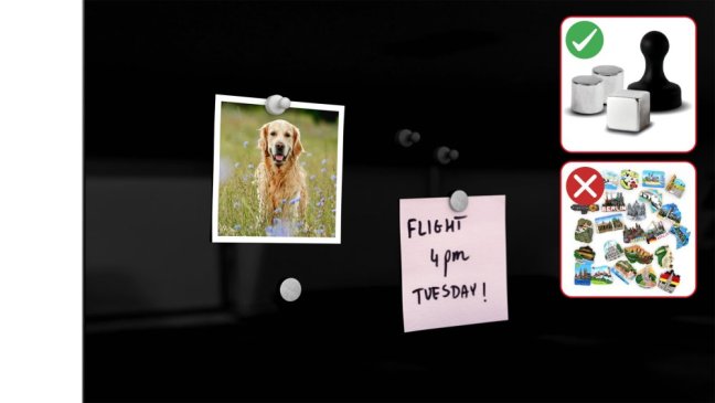 Skleněná magnetická tabule 120x60 cm ALLboards CLASSIC - ČERNÁ