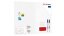 Magnetická tabuľa SLIMboard bezrámová zmazateľná za sucha 120x90 cm