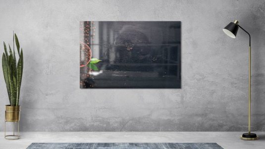 Skleněná magnetická tabule- dekorativní obraz ZRNKOVÁ KÁVA 90x60 cm