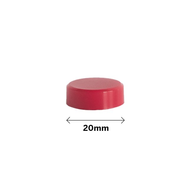 Magnet na tabule 20mm - Červená