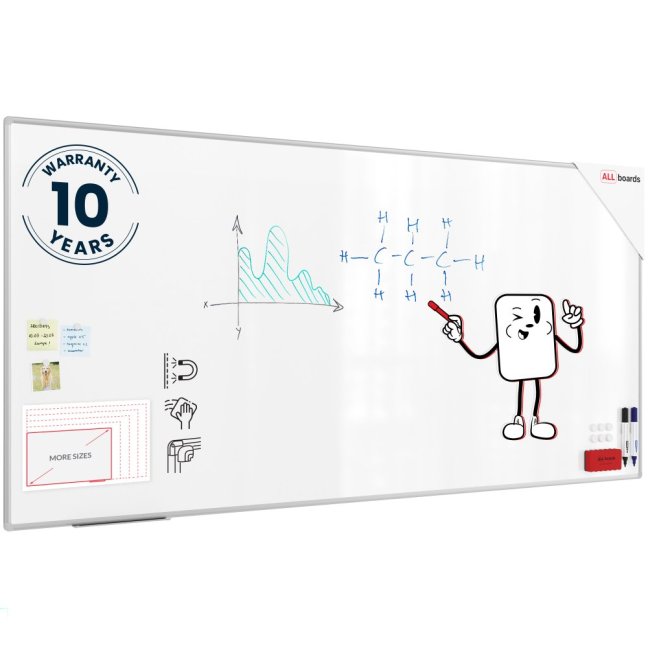 Magnetická tabule 250x120 ALLboards PREMIUM