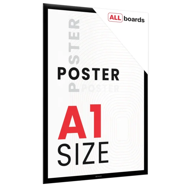 Plakátový rám A1 OWZ – černý, zacvakávací