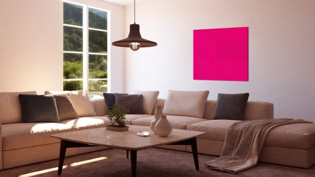 Magnetická sklenená tabuľa  Magenta madness   90x60  cm