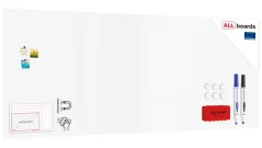 Magnetická tabule SLIMboard bezrámová smazatelná za sucha 305x122 cm + PŘÍSLUŠENSTVÍ ZDARMA