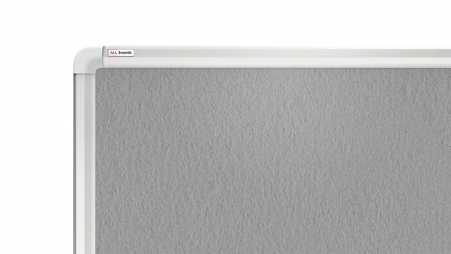 Allboards textilní nástěnka 240x120 cm (šedá)