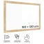 Magnetická tabuľa PREMIUM 180x120 cm v ráme vo farbe duba
