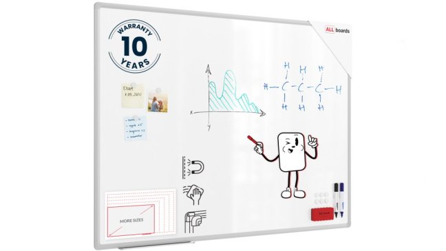 Magnetická tabule 120x90 ALLboards PREMIUM