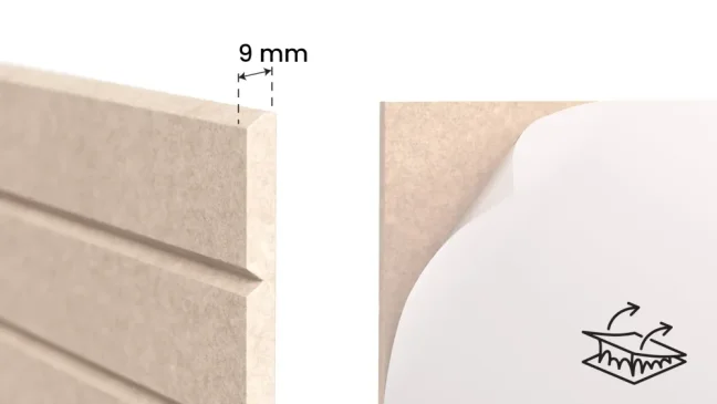 Filcové panely na stenu 120×80 cm camel