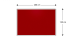 Allboards textilní nástěnka 200x120 cm (červená)