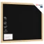 Černá křídová tabule 100×80 cm – přírodní dřevěný rám