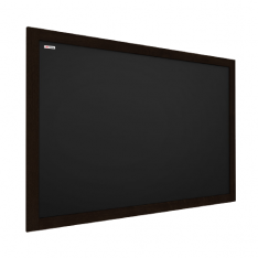 Tabuľa čierna kriedová v drevenom čierném ráme 90x60 cm