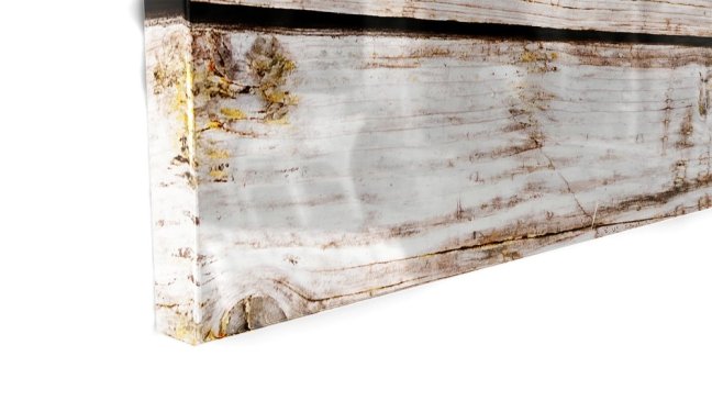 Magnetická tabuľa METALboards biela prkna 90x60 cm