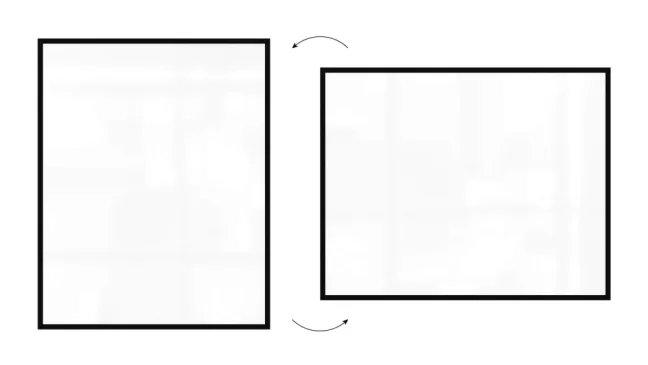Magnetická suchostěrná tabule bílá 100 × 80 cm – černý dřevěný rám