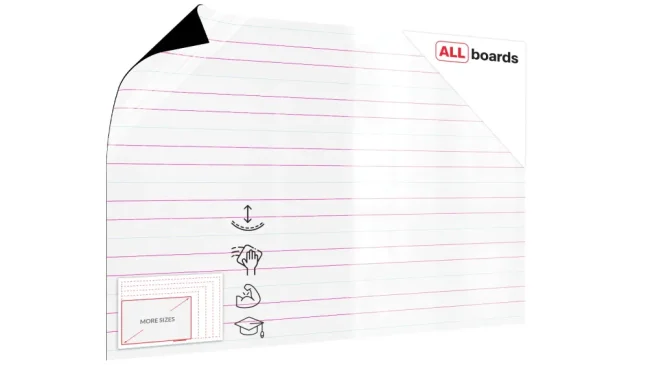 Allboards magnetická folie s trojlinkou -145x95  cm