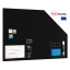 Bezrámová magnetická křídová tabule magnetický panel SLIMboard 180x120 cm + PŘÍSLUŠENSTVÍ ZDARMA