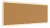 Korková tabuľa 100x40 cm drevený rám NATURAL