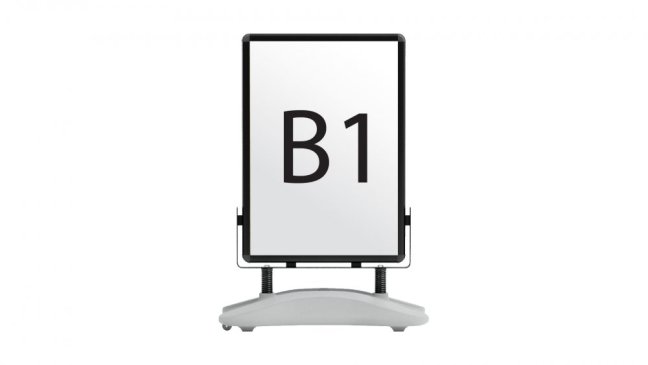 Obojstranná Waterbase B1 A-board - čierny hliníkový rám