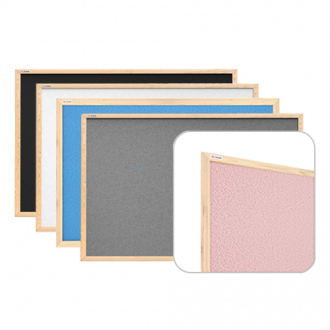 Korkové tabule s barevným povrchem - Barva povrchu - Růžová
